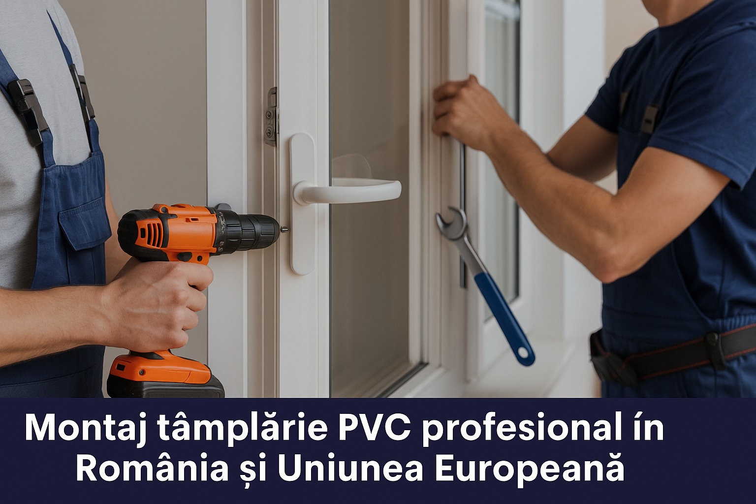 Montaj tâmplărie PVC profesional în România și Uniunea Europeană