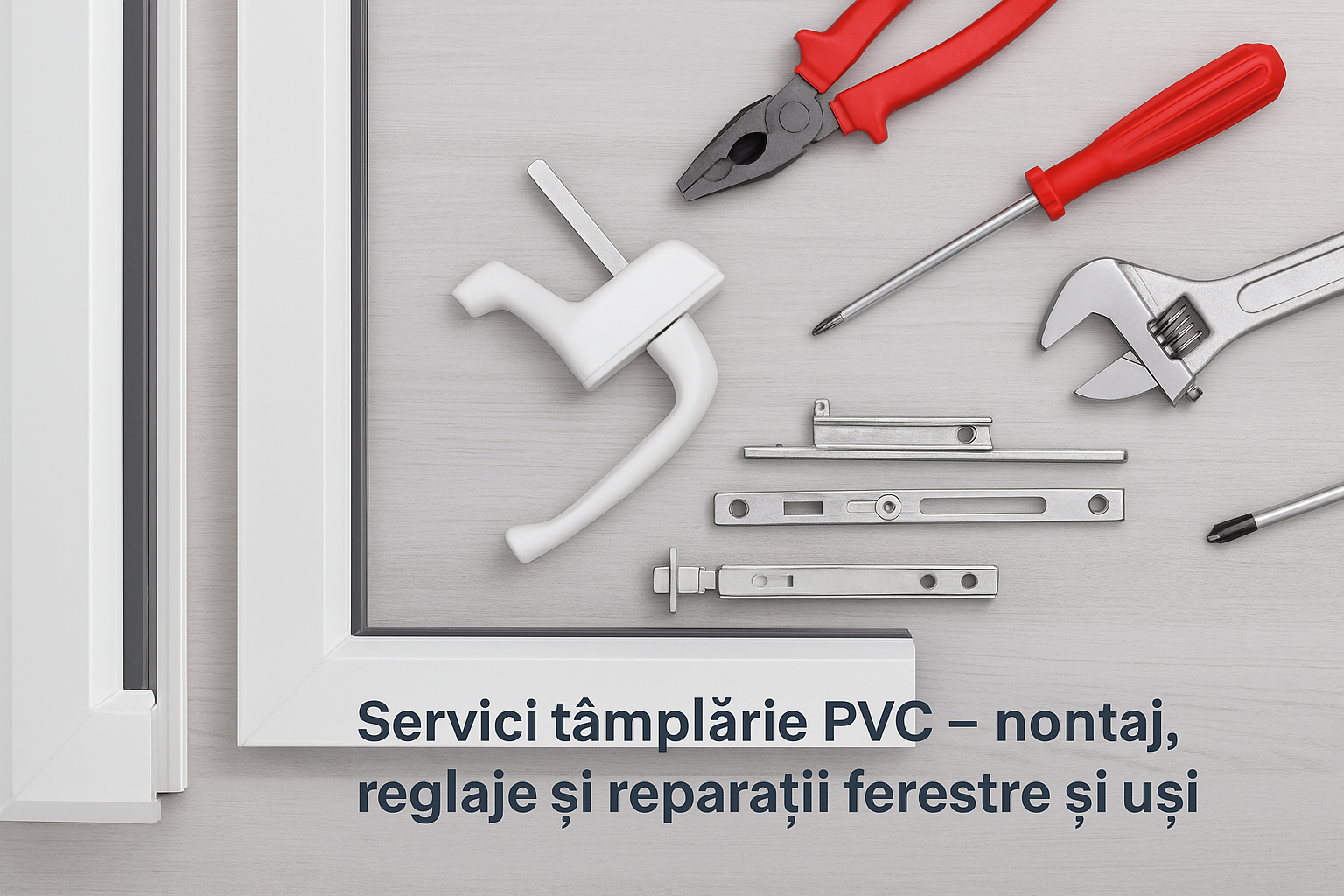 Servicii tâmplărie PVC – montaj, reglaje și reparații ferestre și uși